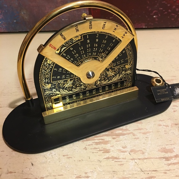 Damasquinado Toledo in Gold 24 Carat Made in Spain Calendar - Picture 2 of 15